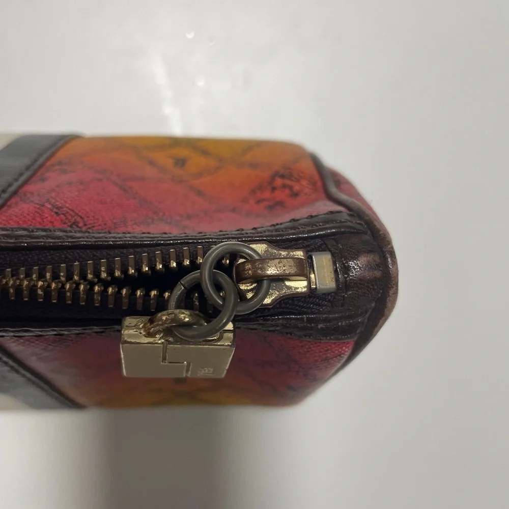 L.A.M.B. Rasta Ombre zipper makeup cosmetics clutch bag - Picture 3 of 8